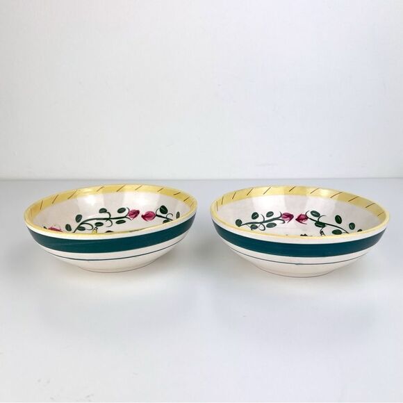 Pennsylvania Folk Art Dutch Salad Bowl Hand-Painted - Picture 4 of 12